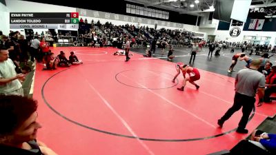 157 lbs Cons. Round 1 - Landon Toledo, Redondo Union HS vs Evan Payne, Petersons Grapplers