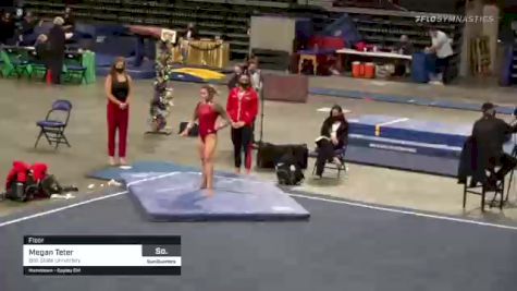 Megan Teter - Floor, Ball State University - 2021 GymQuarters Invitational