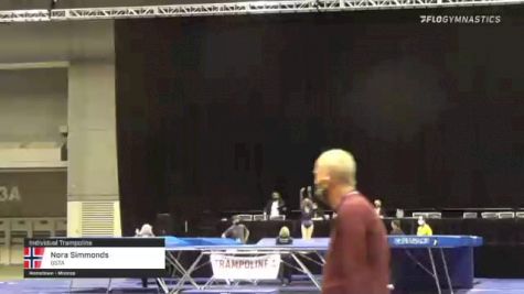Nora Simmonds - Individual Trampoline, GSTA - 2021 USA Gymnastics Championships
