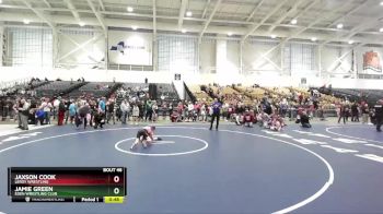 80 lbs Champ. Round 1 - Jamie Green, Eden Wrestling Club vs Jaxson Cook, LeRoy Wrestling