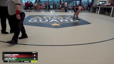 JV-25 lbs Round 1 - Carter Dietz, Western Dubuque vs Chance Nerney, Western Dubuque