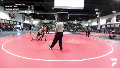 165 lbs Cons. Round 4 - Carter Crail, California (Whittier) vs Nathan Aceves, Brea Olinda