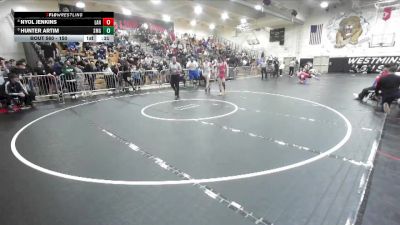 150 lbs Cons. Round 4 - Nyol Jenkins, Lancaster vs Hunter Artim, Santa Margarita