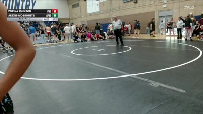 130-141 lbs Round 2 - Alexis Mossontte, All- Phase Wrestling Club vs Zorina Johnson, Peninsula Wrestling Club