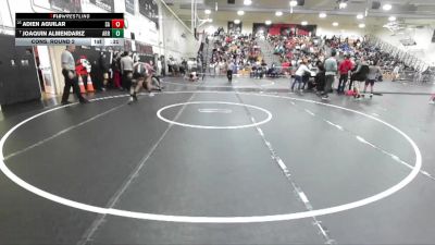 132 lbs Cons. Round 2 - Joaquin Almendariz, Arroyo vs Adien Aguilar, Santa Ana