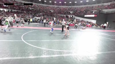 100 lbs Cons. Round 2 - Kyron Smith, Milton Monsters Wrestling Club vs Jacob Fronk, Hillsboro