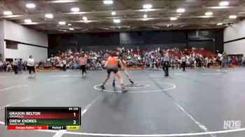 4A 126 lbs Semifinal - Drew Endres, Indian Land vs Grason Belton, Greenville