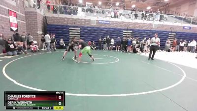 185 lbs Cons. Round 3 - Charles Fordyce, Kuna Klub vs Derik Werneth, Legacy Wrestling Academy