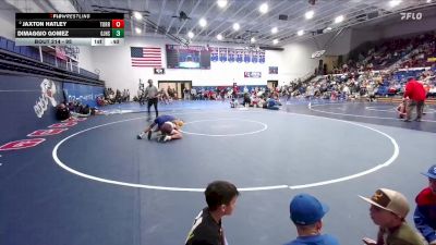 95 lbs Semifinal - Dimaggio Gomez, Gering Middle School vs Jaxton Hatley, Torrington Middle School