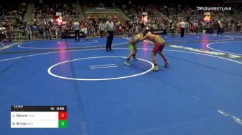 100 lbs Quarterfinal - Jeremiah Moore, Mission Arlington vs Gavin Brown, Indian Creek WC