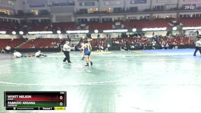 170 lbs Champ. Round 1 - Wyatt Nelson, Kuna vs Fabrizio Argana, Meridian