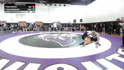 138 lbs Consi Of 8 #1 - Sam Markaj, Shelton vs Ryan Brodacki, Trumbull