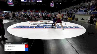 285 lbs Rnd Of 16 - Samuel Winkels, MN vs Jacob Henry, TX