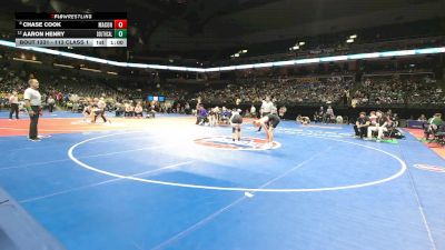 113 Class 1 lbs Cons. Round 2 - Aaron Henry, South Callaway vs Chase Cook, Macon