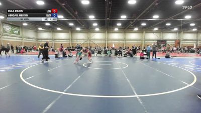 95 lbs Semifinal - Ella Paris, Lebanon Die Hard Wrestling - GHSE vs Abigail Neidig, Razor GWC - GHSE