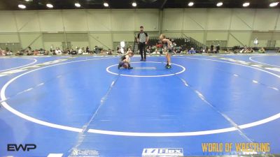 80 lbs Rr Rnd 3 - Emeree Calkins, Mat Union Misfits K-6 vs Kynlee Cary, Aztec Lady Warriors K-6