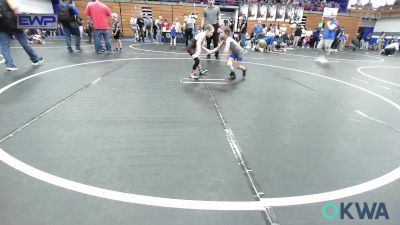 49 lbs Consolation - Luke Baysinger, Blanchard Wrestling Club vs Jo Thigpen, Choctaw Ironman