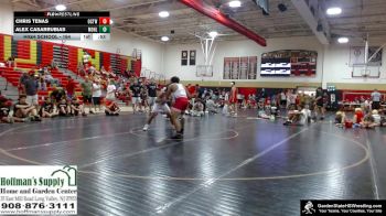 High School - 164 lbs Consolation Round 1 - Alex Casarrubias, Morris Hills vs Chris Tenas, Ocean Twp