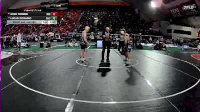 6A 285 lbs Cons. Round 1 - Lucas Rosario, Caldwell vs Josh Torres, Ridgevue