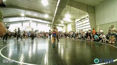 51 lbs Quarterfinal - Aeryn Jackson, Locust Grove Youth Wrestling vs Ember Shelton, Team Tulsa Wrestling Club