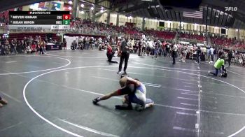 105 lbs Semifinal - Meyer Kinnan, Cozad Wrestling Club vs Judah Miron, Hawks Wrestling Club (Lincoln)