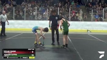 90 lbs Champ. Round 2 - Chase Morrison, Hamilton Hawkeye WC vs Murphy Lengkeek, Michigan Grappler RTC