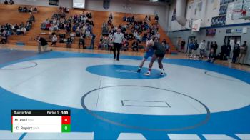 170 lbs Quarterfinal - Coleman Rupert, Olympic vs Morgan Paul, North Kitsap