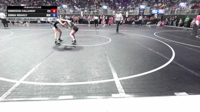 80.8-85.6 lbs Consolation - Emerson Callaway, 2tg vs Emma Weakly, Iron Grapplers