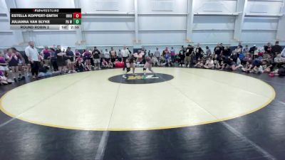 140 lbs Round Robin 2 - Estella Koppert-Smtih, Ohio Skibidi Rizzlers Purple vs Julianna Van Slyke, PA West-Girls