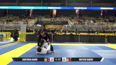 Cauã Rocha Araújo vs Matthew Sanchez 2025 Pan Jiu Jitsu IBJJF Championship