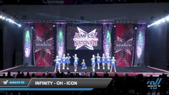 Infinity - OH - Icon [2022 L4.2 Senior - D2 - Small Day 2] 2022 JAMfest Cheer Super Nationals