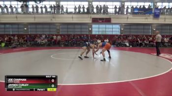 174 lbs Quarterfinal - Jayden Curley, Roger Williams vs Joe Chapman, Coast Guard