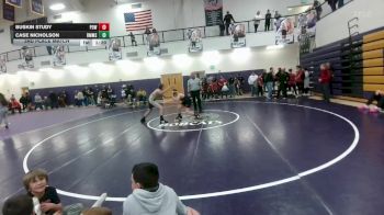 132 lbs 3rd Place Match - Buskin Study, Powell Middle School vs Case Nicholson, Rocky Mountain