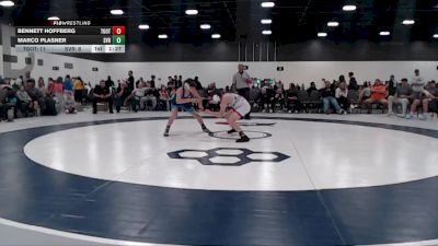 85 lbs Round 3 (6 Team) - Bennett Hoffberg, Team Gotcha vs Marco Plasner, Steel Valley Renegades Wrestling Club