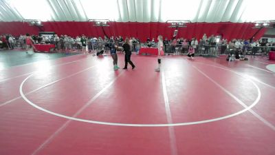 140 lbs Cons. Quarters - Katelyn Mercil, Hawkeye Wrestling Academy vs Jammie Krah, Ankeny Girls Wrestling Club