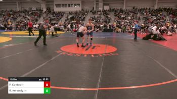 132 lbs Quarterfinal - Phoenix Contos, OH vs Ryan Kennedy, OH