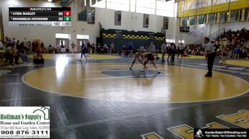 100 lbs Semifinal - Evangelia Kotsonis, JFK-Iselin vs Lydia Bagley, Delaware Valley Regional
