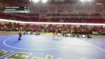 105 lbs 5th Place Match - Sophia Contreras, Skyview vs Kanani Watts, Eagle