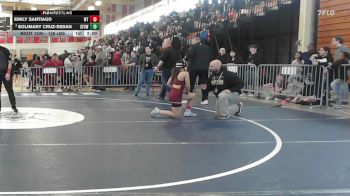 126 lbs Quarterfinal - Emily Santiago, Whittier vs Solimary Cruz-Sedan, Springfield Central (W)