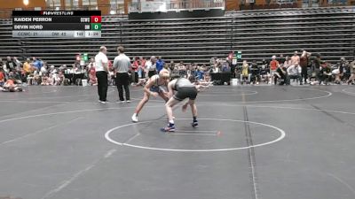 120 lbs Round 3 (8 Team) - Kaiden Perron, Capital City WC vs Devin Hord, Darkhorse Wrestling