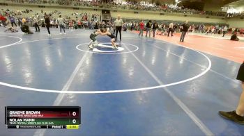 85 lbs Cons. Round 4 - Nolan Mann, Team Central Wrestling Club-AAA vs Graeme Brown, Bonhomme Wrestling-AAA 