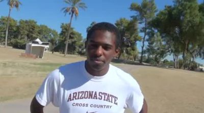 Darius Terry ASU before first ever PAC-12 XC Champs