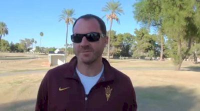 Louie Quintana ASU coaching & putting on a championship before first ever PAC-12 XC Champs