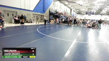 70 lbs Champ. Round 2 - Cooper Crockett, Sanderson Wrestling Academy vs Nash Mecham, Champions Wrestling Club