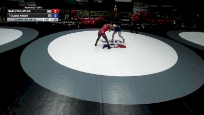 155 lbs Champ. Rd Of 32 - Saphiyah Atlas, San Pedro High School Wrestling vs Olivia Faust, SilvaBack Training Center