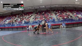 Girls 185 lbs Quarterfinal - Nhari Jones, Oxford vs Ashanti Nelson, North Pontotoc High School