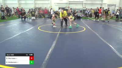 80-J lbs Consi Of 8 #1 - Bryce Burrows, MI vs Owen Anderson, NY