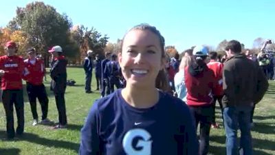 Emily Infeld Georgetown 5th place Big East Cross Country Championships 2011