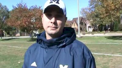 Michigan Men's Coach Alex Gibby - The day before Big Tens 2011