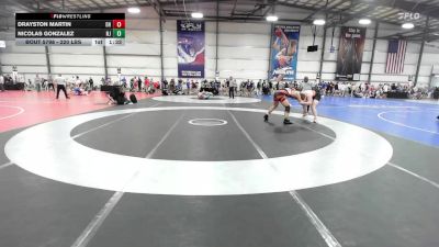220 lbs Round Of 32 - Drayston Martin, OH vs Nicolas Gonzalez, NJ